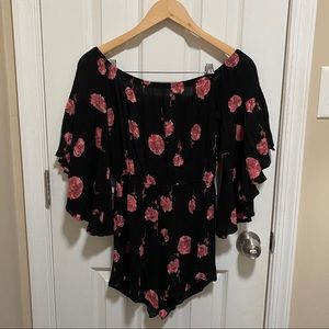 Forever 21 Floral Romper